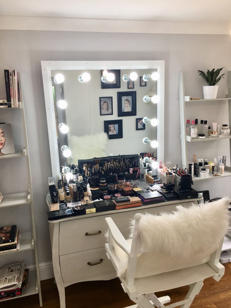 Tina Brocklebank Make-up artist, studio.