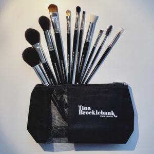 Tina Brocklebank Luxury makeup brush set.