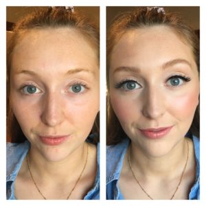 Bridesmaid makeup.